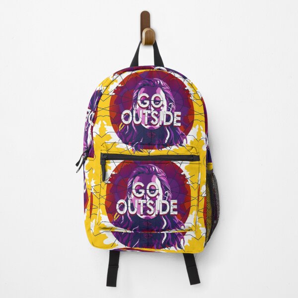 Item preview, Stylized Portrait with "Go Outside" Message designed and sold by ART ATTACK ZONE.