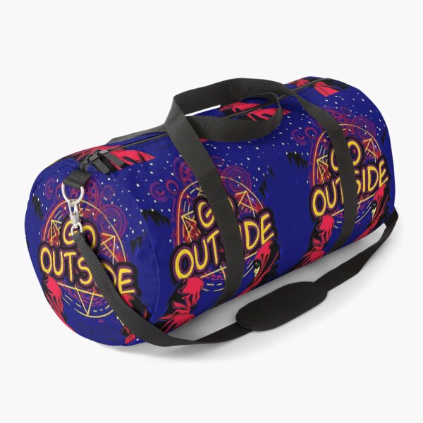 Item preview, "Go Outside" with Stylized Figures and Nightscape designed and sold by ART ATTACK ZONE.