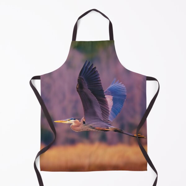 Item preview, Great Blue Heron in Flight at Golden Hour designed and sold by TheAnimalZ00.