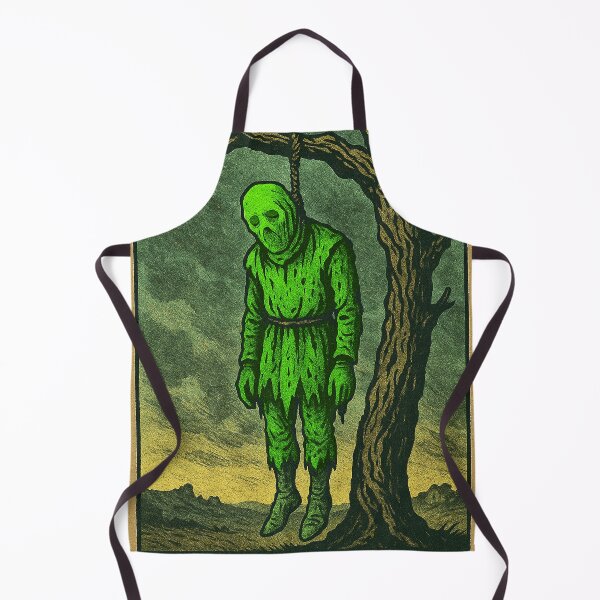 Item preview, Le Pendu (The Hanged Man) Green Tarot Card designed and sold by hauntedtees.
