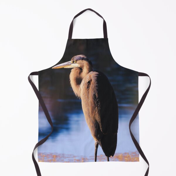 Item preview, Solitary Great Blue Heron by Water at Dusk designed and sold by TheAnimalZ00.