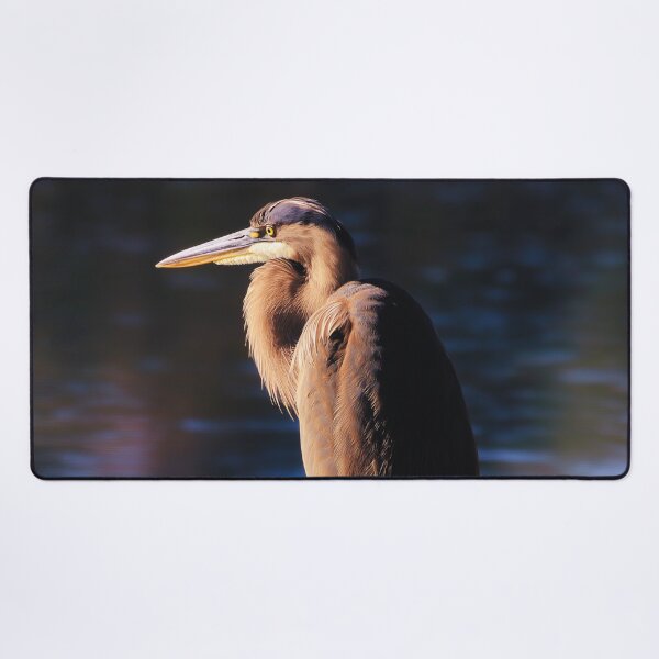 Item preview, Solitary Great Blue Heron by Water at Dusk designed and sold by TheAnimalZ00.