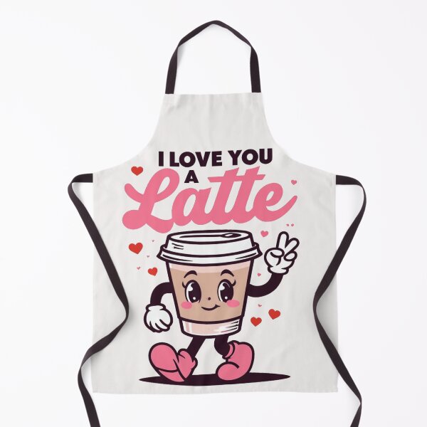 Item preview, Cheerful Cartoon Coffee Cup with I Love You A Latte tullys coffee designed and sold by Winther-Art.