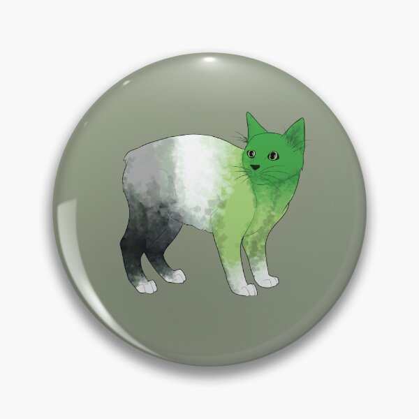 Artikelvorschau, Aro-Katze entworfen und verkauft von GreenCatPress.