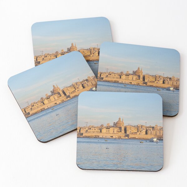 Item preview, Golden hour over Valletta designed and sold by BligesArt.