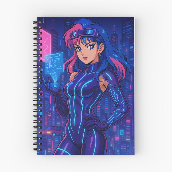 Item preview, Neon Future Anime Beauty designed and sold by JonelleTshirts.