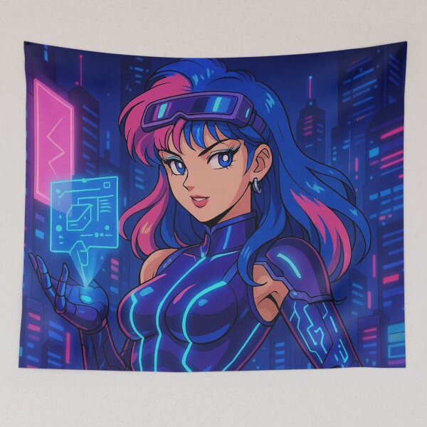 Item preview, Neon Future Anime Beauty designed and sold by JonelleTshirts.