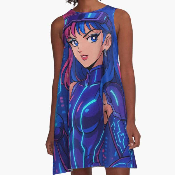 Item preview, Neon Future Anime Beauty designed and sold by JonelleTshirts.