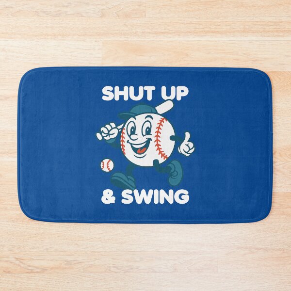 Item preview, Shut Up and Swing Funny Baseball Mascot #5 designed and sold by SalahBlt.