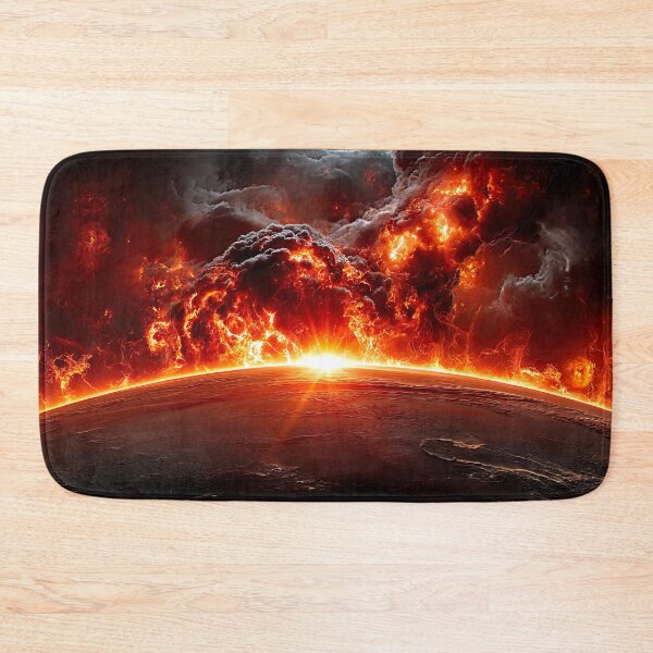 Item preview, Vivid Sunrise Against a Backdrop of Fiery Clouds - Jigsaw Puzzle, etc designed and sold by jecphotography and art.