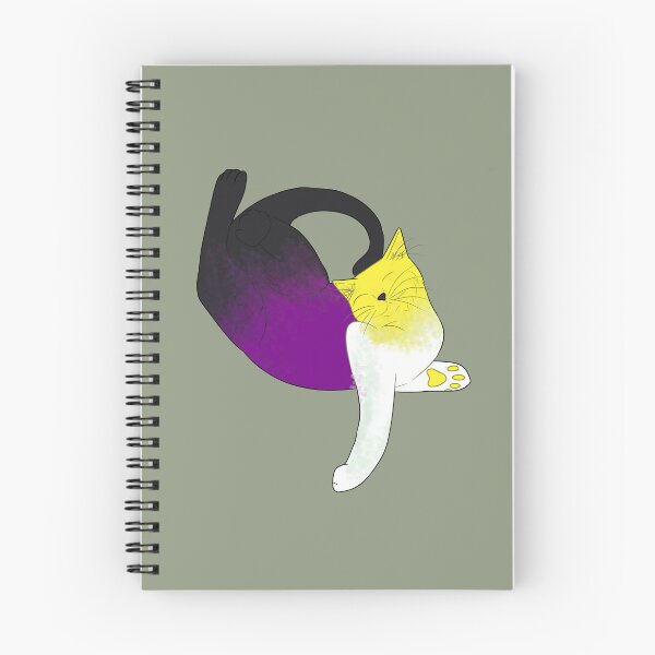 Item preview, Enby Cat designed and sold by GreenCatPress.