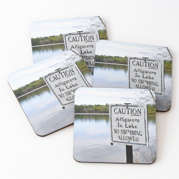Item preview, No Swimming Unless You Fancy Alligators for Company - dePace' designed and sold by mrpropcake.
