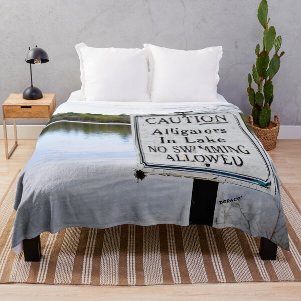 Item preview, No Swimming Unless You Fancy Alligators for Company - dePace' designed and sold by mrpropcake.