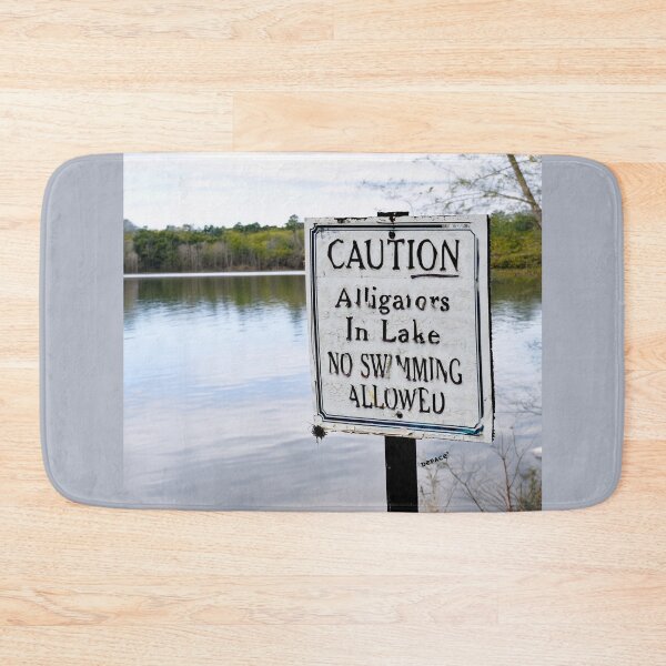 Item preview, No Swimming Unless You Fancy Alligators for Company - dePace' designed and sold by mrpropcake.