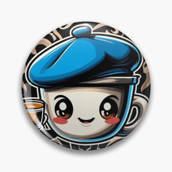 Item preview, Cheerful Coffee Cup Character with 'Espresso Yourself' Art designed and sold by Winther-Art.