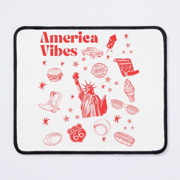 Item preview, American Vibes Red designed and sold by Lucid Laundry Street.