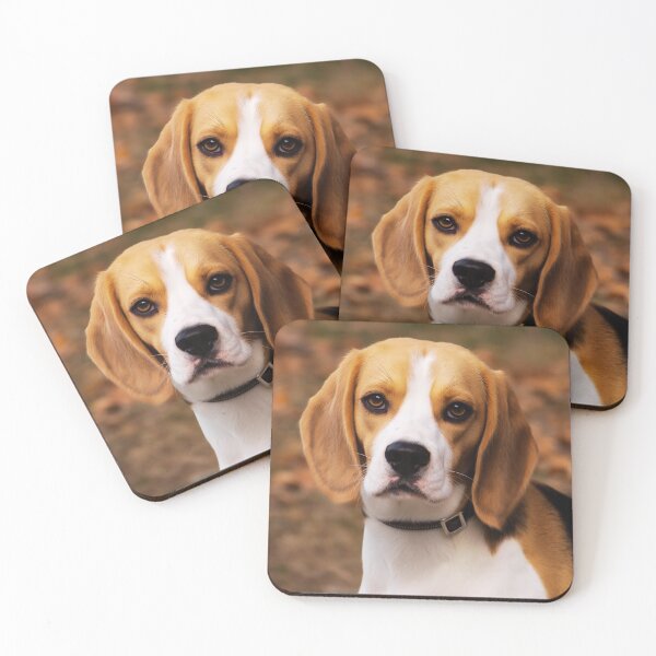 Item preview, Beagle Sitting Among Autumn Leaves designed and sold by TheAnimalZ00.
