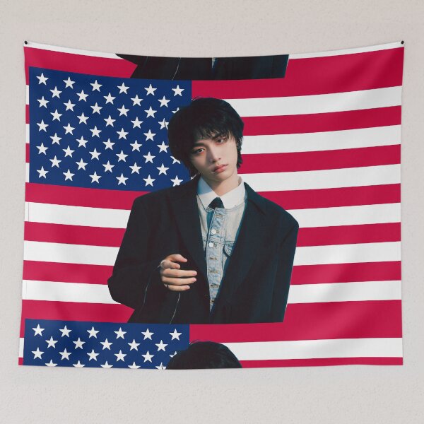 Item preview, Taesan US Flag Han Taesan BOYNEXTDOOR designed and sold by Dev M.