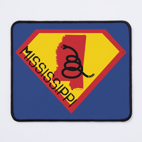Item preview, MISSISSIPPIAN SHIELD - Freedom Is The Superpower - Modern Gadsden Snake Flag - Dont Tread On Me SUPERHERO MISSISSIPPI spellout design designed and sold by pelagio.