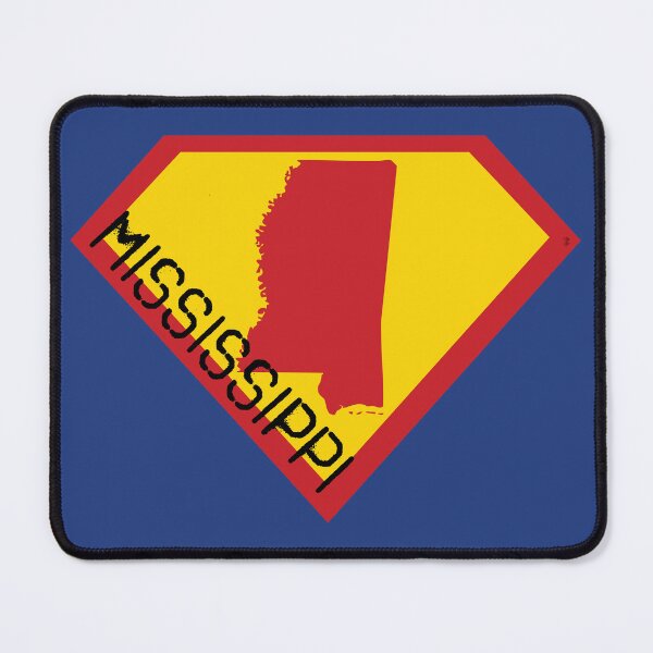Item preview, MISSISSIPPIAN SHIELD - Freedom Is The Superpower - SUPERHERO MISSISSIPPI spellout design designed and sold by pelagio.
