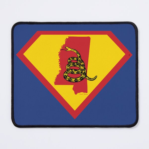 Item preview, MISSISSIPPIAN SHIELD - Freedom Is The Superpower -  Gadsden Snake Flag - Dont Tread On Me SUPERHERO MISSISSIPPI  design designed and sold by pelagio.