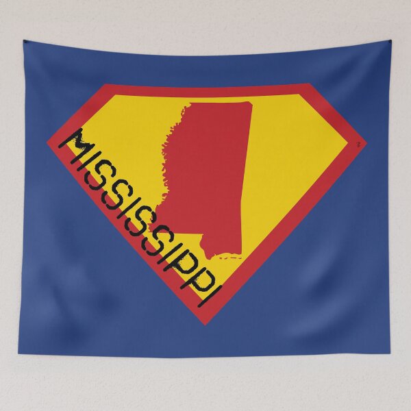 Item preview, MISSISSIPPIAN SHIELD  - Freedom Is The Superpower - SUPERHERO MISSISSIPPI   spellout design designed and sold by pelagio.