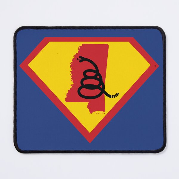 Item preview, MISSISSIPPIAN  SHIELD - Freedom Is The Superpower - Modern Gadsden Snake Flag - Dont Tread On Me SUPERHERO MISSISSIPPI  design designed and sold by pelagio.