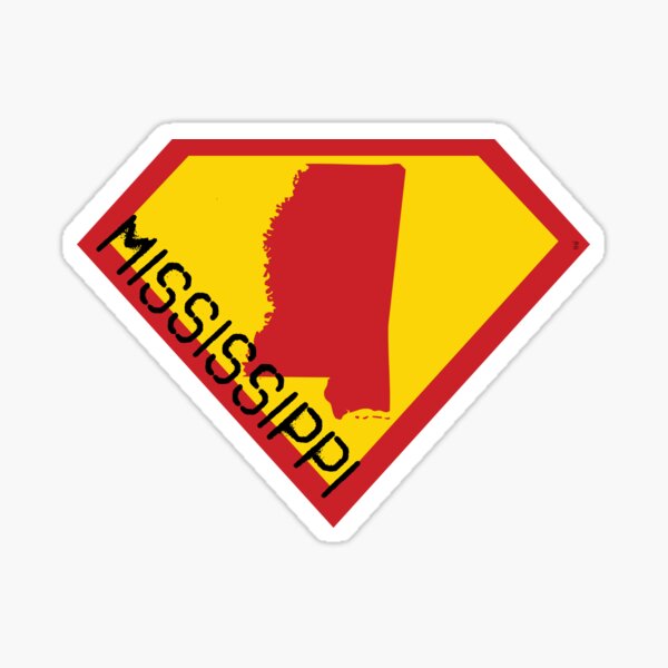 Item preview, MISSISSIPPIAN SHIELD  - Freedom Is The Superpower - SUPERHERO MISSISSIPPI   spellout design designed and sold by pelagio.