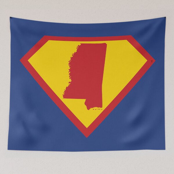 Item preview, MISSISSIPPIAN SHIELD - Freedom Is The Superpower -   SUPERHERO MISSISSIPPI  design designed and sold by pelagio.
