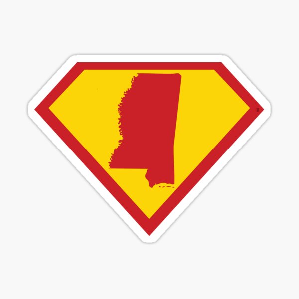 Item preview, MISSISSIPPIAN SHIELD - Freedom Is The Superpower -   SUPERHERO MISSISSIPPI  design designed and sold by pelagio.