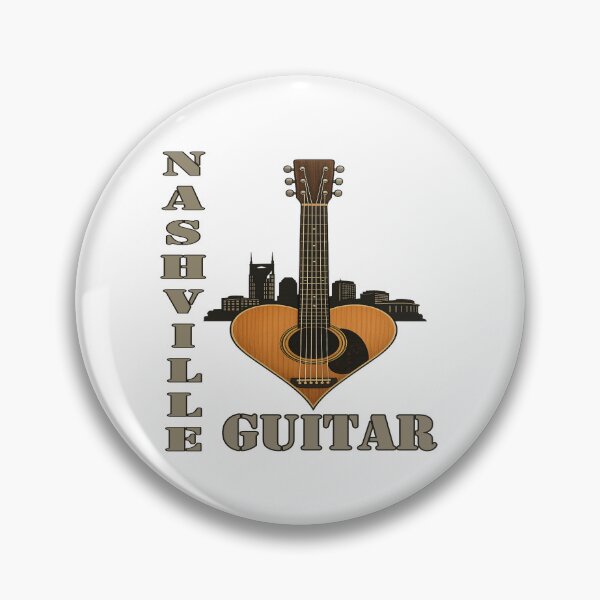 Item preview, Heartstrings of Nashville – A Music City Guitar Tribute designed and sold by Globalcitytees.