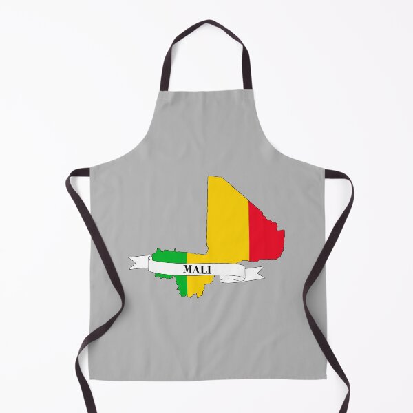 Item preview, Flag map of Mali designed and sold by visual adventures.
