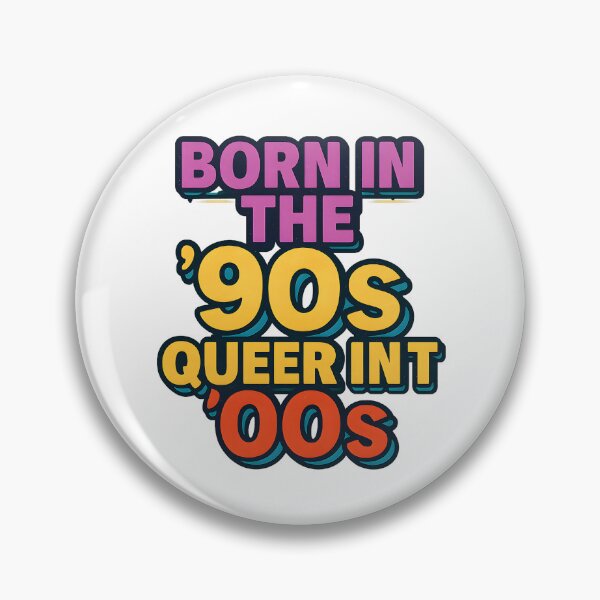 Artikelvorschau, Geboren in den 90ern, Queer Int ’00er – Retro-Typografie entworfen und verkauft von Haus Of Sin.