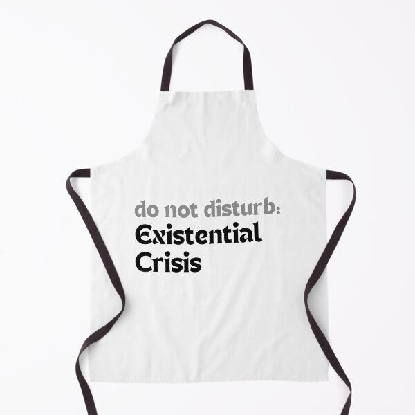 Item preview, Funny Mental Health Quote – Do Not Disturb: Existential Crisis (Minimalist Design, Anxiety Humor Gift) designed and sold by MakeMyDaze.