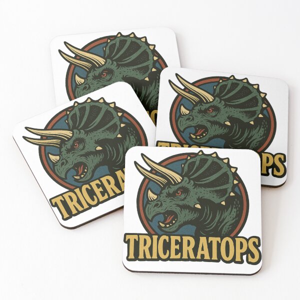 Item preview, Furious Triceratops Retro Jurassic designed and sold by JonelleTshirts.