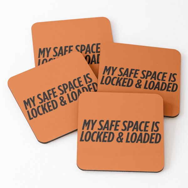 Item preview, My Safe Space Is Locked and Loaded | Pro Gun Conservative Sticker for Patriots & Boomers designed and sold by ThePatriotPatch.