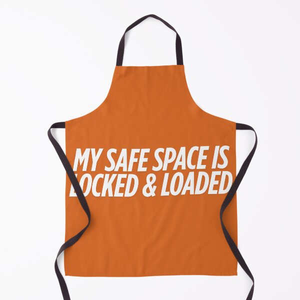 Item preview, My Safe Space Is Locked and Loaded (White Text) | Pro Gun Conservative Sticker for Patriots & Boomers designed and sold by ThePatriotPatch.