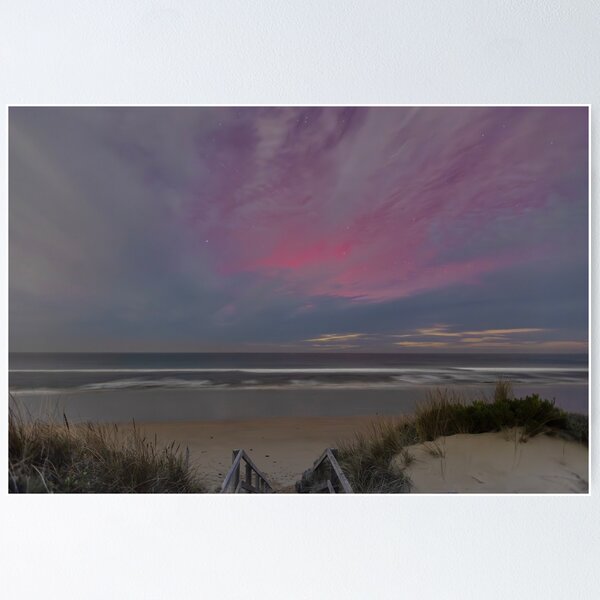 Item preview, Aurora Australis at Breamlea Beach designed and sold by ModernistPhoto.