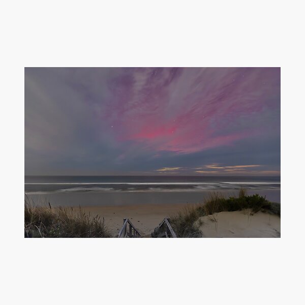 Item preview, Aurora Australis at Breamlea Beach designed and sold by ModernistPhoto.