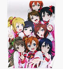 Love Live! School Idol Festival μ's Group Poster Poster