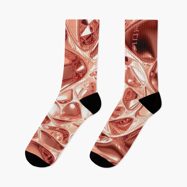 Item preview, Rose Gold Abstract Tunnel – Futuristic Metallic Light Vortex designed and sold by Harmonic_Layers.