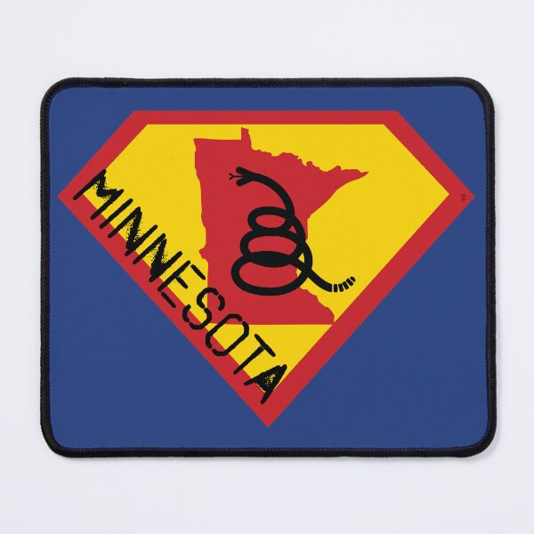 Item preview, MINNESOTAN SHIELD - Freedom Is The Superpower - Modern Gadsden Snake Flag - Dont Tread On Me SUPERHERO MINNESOTA spellout design designed and sold by pelagio.