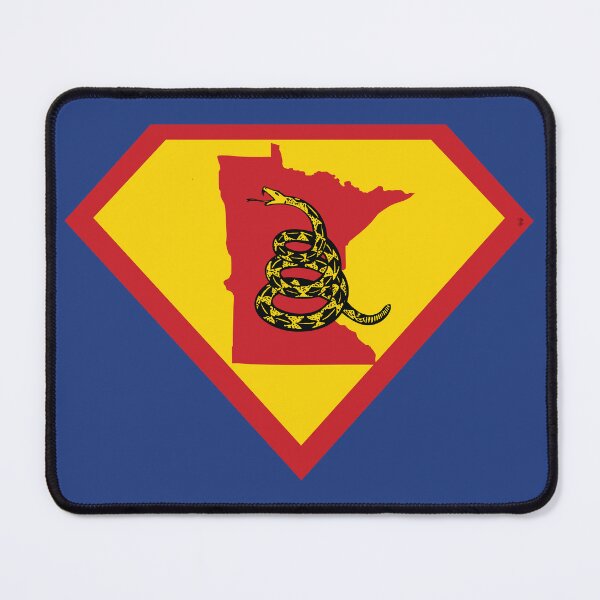 Item preview, MINNESOTAN SHIELD - Freedom Is The Superpower - Gadsden Snake Flag - Dont Tread On Me SUPERHERO MINNESOTA design designed and sold by pelagio.