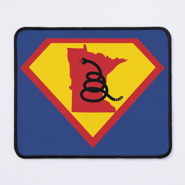 Item preview, MINNESOTAN SHIELD - Freedom Is The Superpower - Modern Gadsden Snake Flag - Dont Tread On Me SUPERHERO MINNESOTA design designed and sold by pelagio.