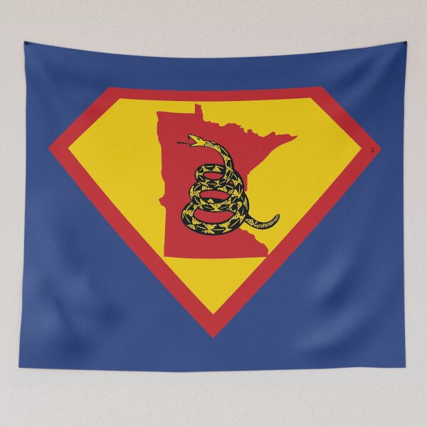 Item preview, MINNESOTAN SHIELD - Freedom Is The Superpower -  Gadsden Snake Flag - Dont Tread On Me SUPERHERO MINNESOTA   design designed and sold by pelagio.