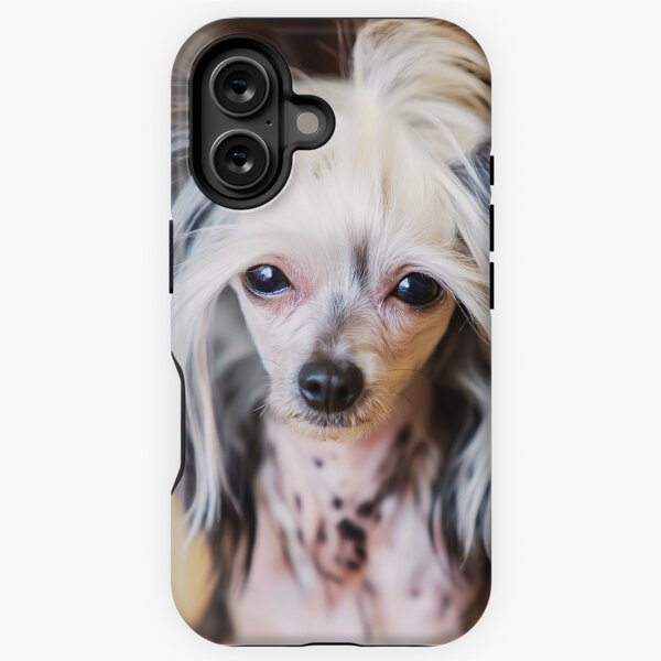 Item preview, Cute Chinese Crested Dog Portrait designed and sold by TheAnimalZ00.