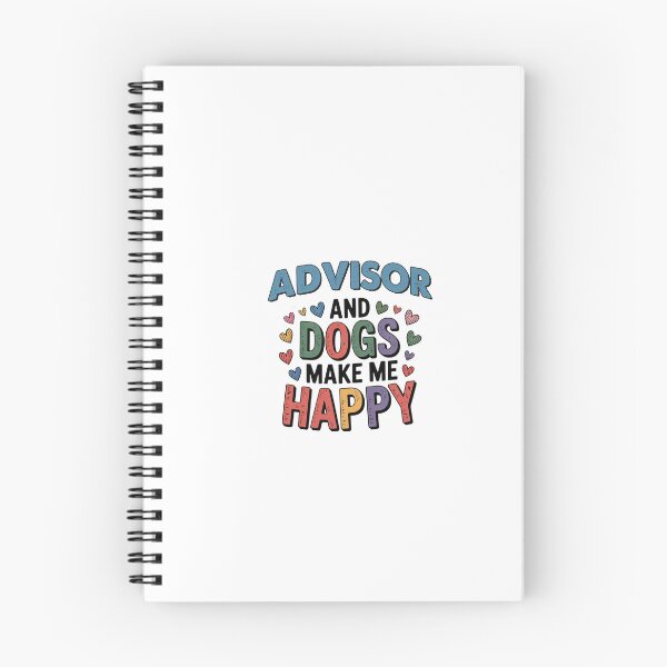 Item preview, Advisor And Dogs Make Me Happy - Funny Advisor Dogs Lover designed and sold by Oussinc.