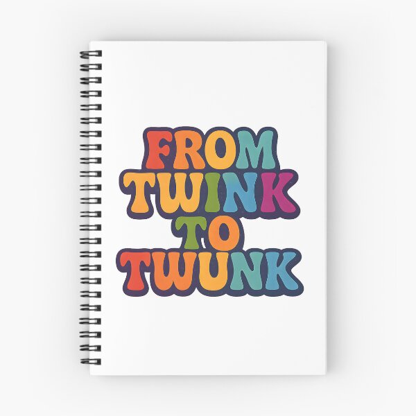 Item preview, From Twink To Twunk – Retro Pride Typography designed and sold by Haus Of Sin.