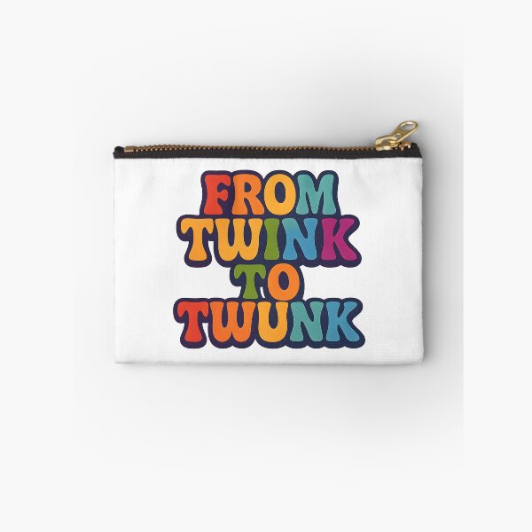 Item preview, From Twink To Twunk – Retro Pride Typography designed and sold by Haus Of Sin.