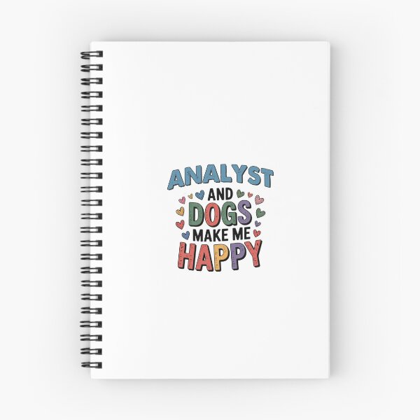 Item preview, Analyst And Dogs Make Me Happy - Funny Analyst Dogs Lover designed and sold by Oussinc.